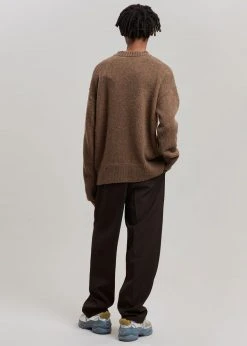 Breathe Abel Speckle Sweater - Brown CLOTHING