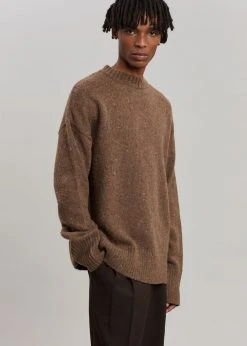 Breathe Abel Speckle Sweater - Brown CLOTHING