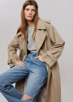 3.another Abril Trench - Sand CLOTHING