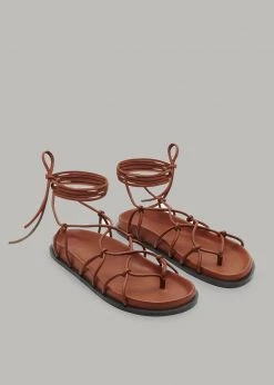 A.Emery Tuli Sandals - Cognac