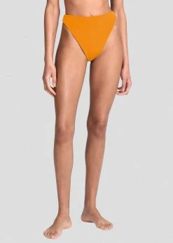 CLOTHING Aexae Triangle High Cut Swimsuit Bottoms - Orange