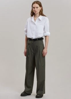 Brick Lane Ainsley Pants - Olive CLOTHING