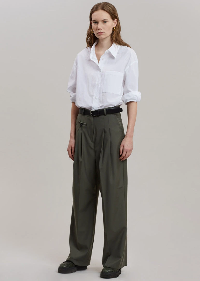 Brick Lane Ainsley Pants - Olive CLOTHING