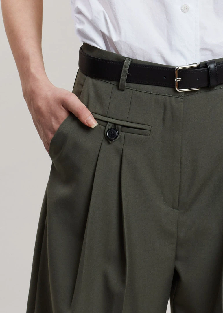 Brick Lane Ainsley Pants - Olive CLOTHING