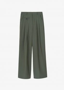 Brick Lane Ainsley Pants - Olive CLOTHING