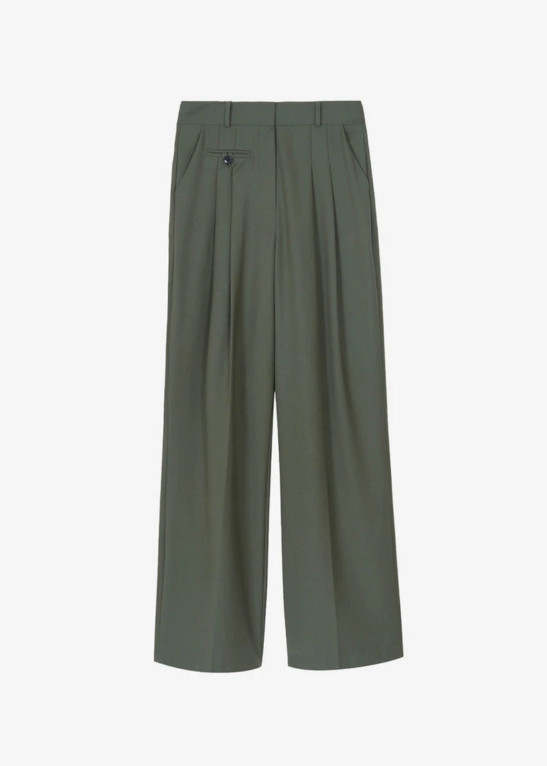 Brick Lane Ainsley Pants - Olive CLOTHING