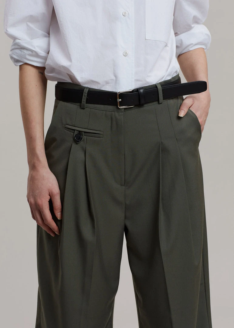 Brick Lane Ainsley Pants - Olive CLOTHING
