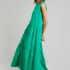 The Frankie Shop Aka Flouncy Long Dress - Green CLOTHING