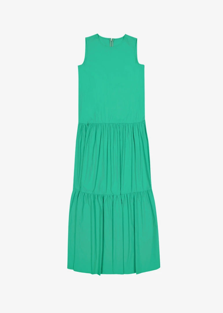 The Frankie Shop Aka Flouncy Long Dress - Green CLOTHING