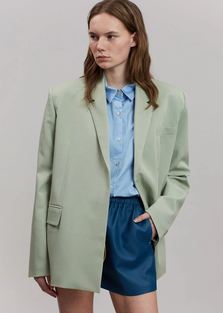Mumu Amarit Blazer - Sage CLOTHING