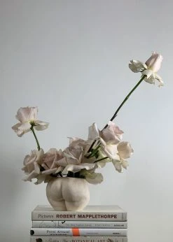 Anissa Kermiche Popotelée Ceramic Pot - Beige LIFESTYLE