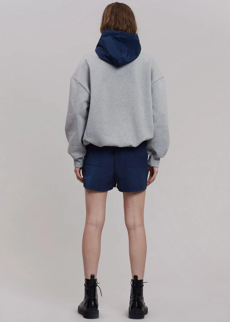 The Frankie Shop Archer Gym Shorts - Navy