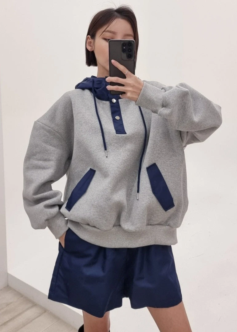 The Frankie Shop Archer Gym Shorts - Navy