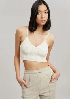 The Frankie Shop CLOTHING Ariose Bralette - Cream