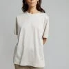 The Frankie Shop CLOTHING Arlo Tee - Oyster
