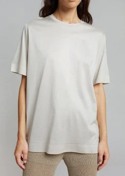 The Frankie Shop CLOTHING Arlo Tee - Oyster