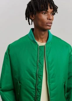 The Frankie Shop CLOTHING Astra Bomber Jacket - Kelly Green