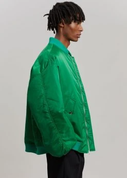 The Frankie Shop CLOTHING Astra Bomber Jacket - Kelly Green