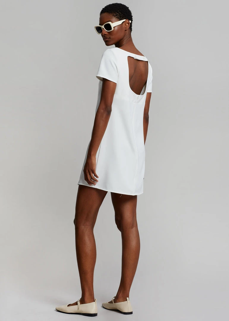 The Frankie Shop Bardot Mini Dress - White