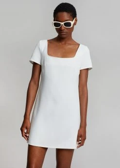 The Frankie Shop Bardot Mini Dress - White