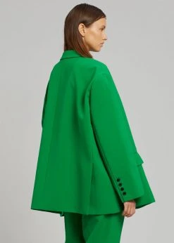 The Frankie Shop CLOTHING Bea Blazer - Kelly Green