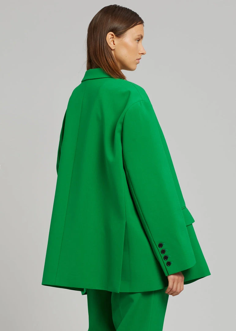 The Frankie Shop CLOTHING Bea Blazer - Kelly Green