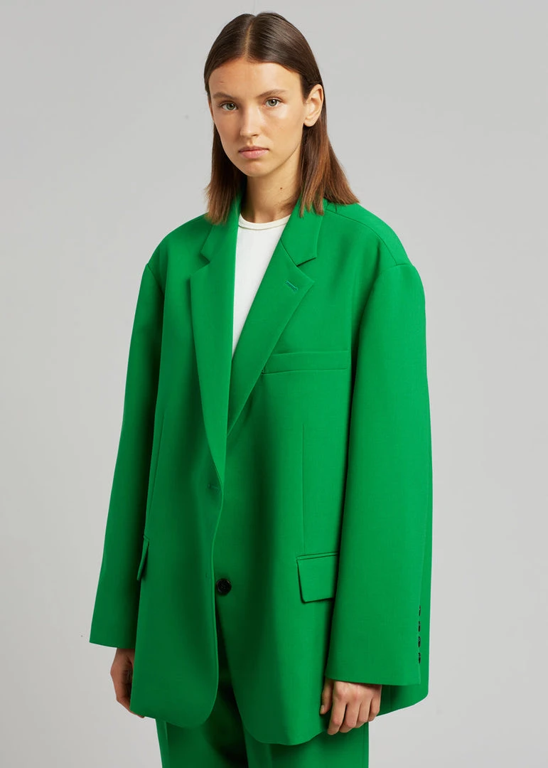 The Frankie Shop CLOTHING Bea Blazer - Kelly Green