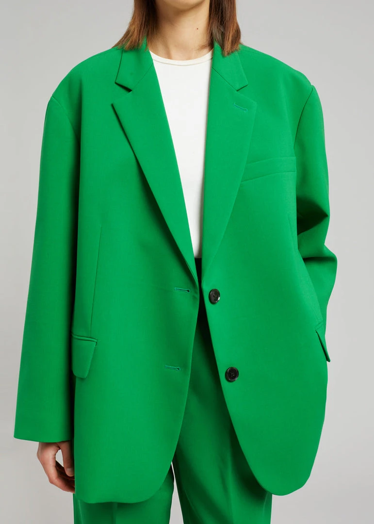 The Frankie Shop CLOTHING Bea Blazer - Kelly Green