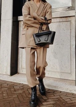 The Frankie Shop Bea Blazer - Latte