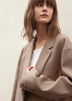 The Frankie Shop Bea Blazer - Latte