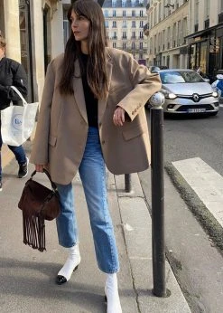 The Frankie Shop Bea Blazer - Latte