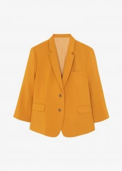 The Frankie Shop Bea Blazer - Mustard