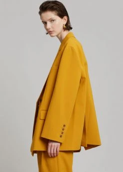 The Frankie Shop Bea Blazer - Mustard