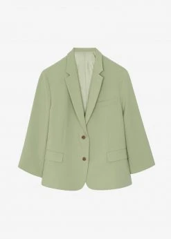 The Frankie Shop Bea Blazer - Sage CLOTHING
