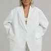 The Frankie Shop CLOTHING Bea Blazer - White