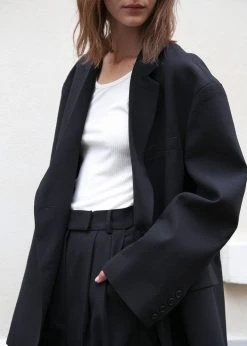 The Frankie Shop CLOTHING Bea Blazer - Black