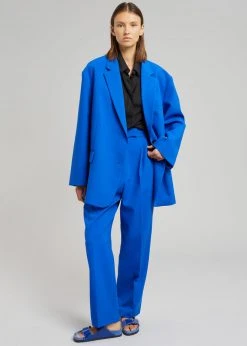 The Frankie Shop Bea Suit Pants - Cobalt