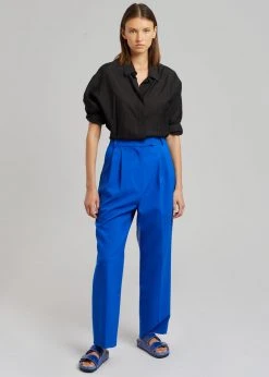 The Frankie Shop Bea Suit Pants - Cobalt