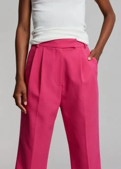 The Frankie Shop Bea Suit Pants - Fuchsia