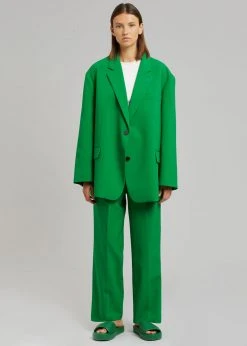 The Frankie Shop CLOTHING Bea Suit Pants - Kelly Green