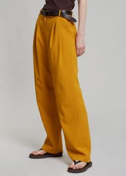 The Frankie Shop CLOTHING Bea Suit Pants - Mustard