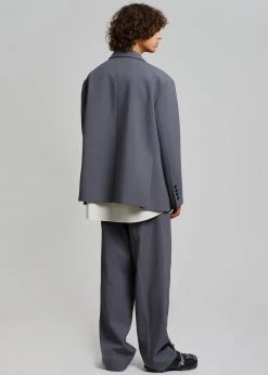 The Frankie Shop Beo Blazer - Charcoal Men