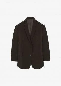 The Frankie Shop Beo Blazer - Dark Espresso Men