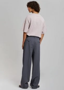 The Frankie Shop Men Beo Suit Pants - Charcoal