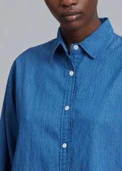 Siento Beya Denim Shirt - Medium Wash