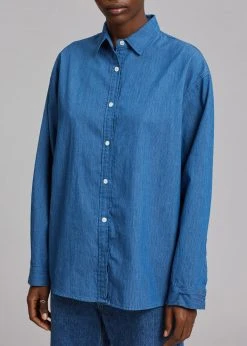 Siento Beya Denim Shirt - Medium Wash