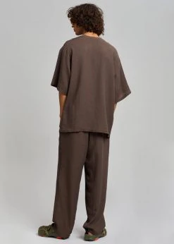 The Frankie Shop Men Brax Tee - Brown