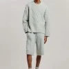 The Frankie Shop Men Brody Knit Shorts - Celadon