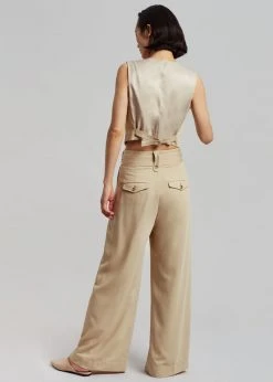 CLOTHING By Malene Birger Bettas Waistcoat - Nature