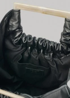 ACCESSORIES By Malene Birger Deblo Leather Bag - Black